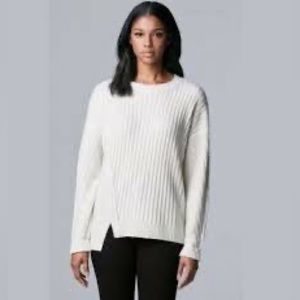 Simply Vera Wang Metallic Pullover